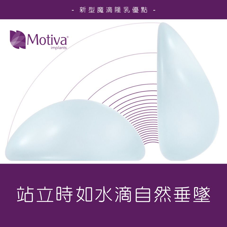 Motiva,Motiva隆乳,魔滴,躺著的時候像圓盤形果凍矽膠