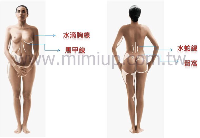 4D 威塑脂雕可以抽出馬甲線,水蛇腰和臀窩
